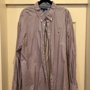 Mens XXXL Tommy Hilfiger Long-Sleeve Buttoned Shirt